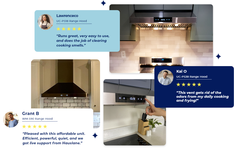 Five star reviews from satisfied customers of Hauslane.