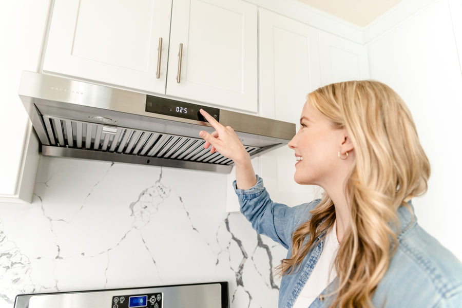 How to Set the Clock on Any Hauslane Touch Screen Range Hood