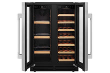 Load image into Gallery viewer, Sympa 24" Dual Zone French Door Wine Cooler