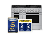 Load image into Gallery viewer, accessibilityContent = "Premium 5 Year Warranty. Limited Lifetime Burner Warranty. 5 Year Parts Protection. 5 Year Labor Warranty."

filterConfiguration = {
colors: ['Stainless Steel']
}