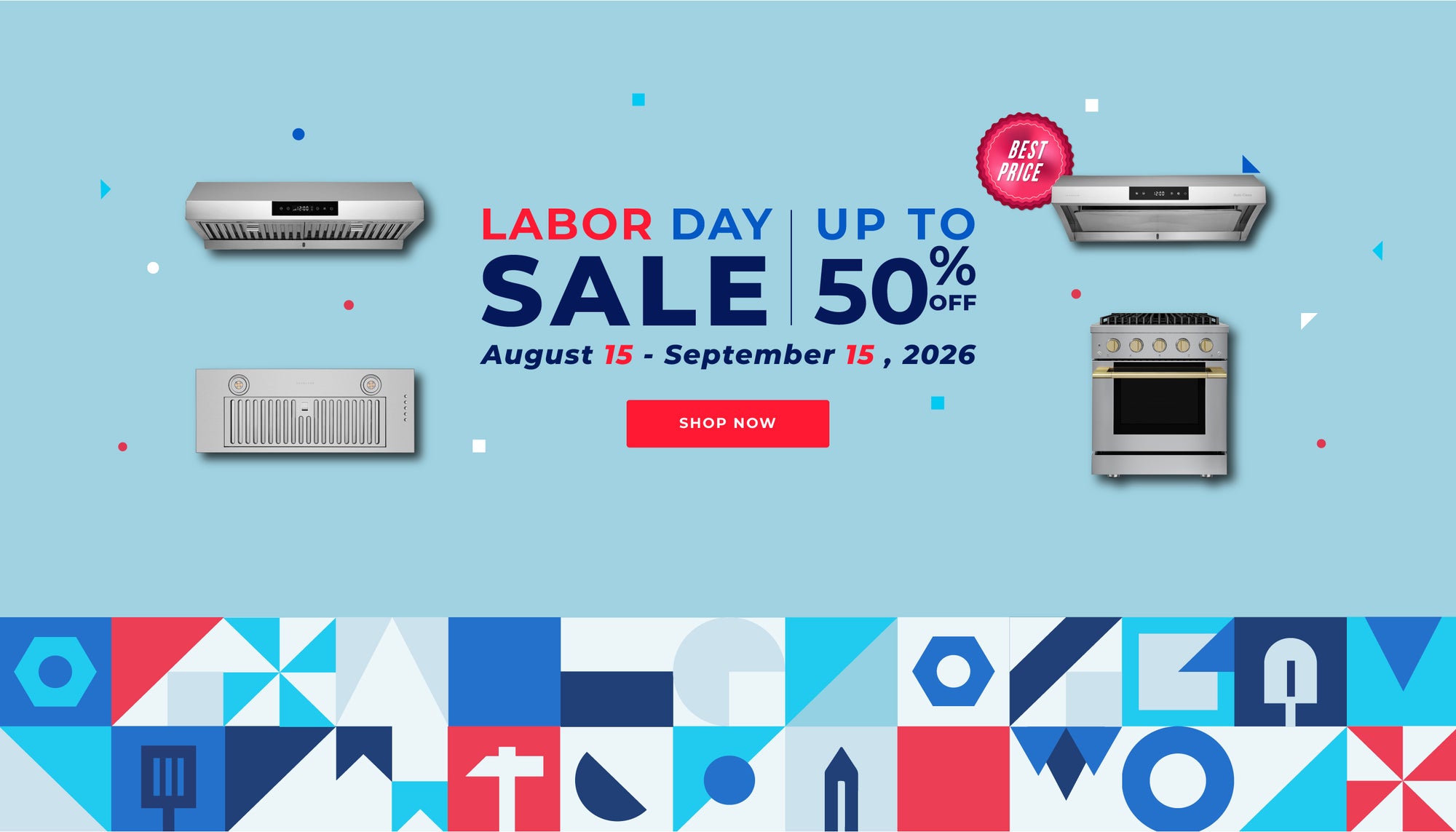 Summer Sale. Limited Time Offer. Jul 13 - Aug 2, 2026. Up to 50% Off. Shop Now