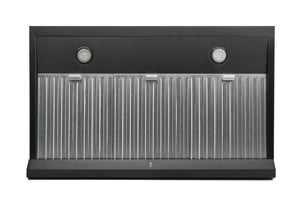color: Black Stainless Steel; size: 36;