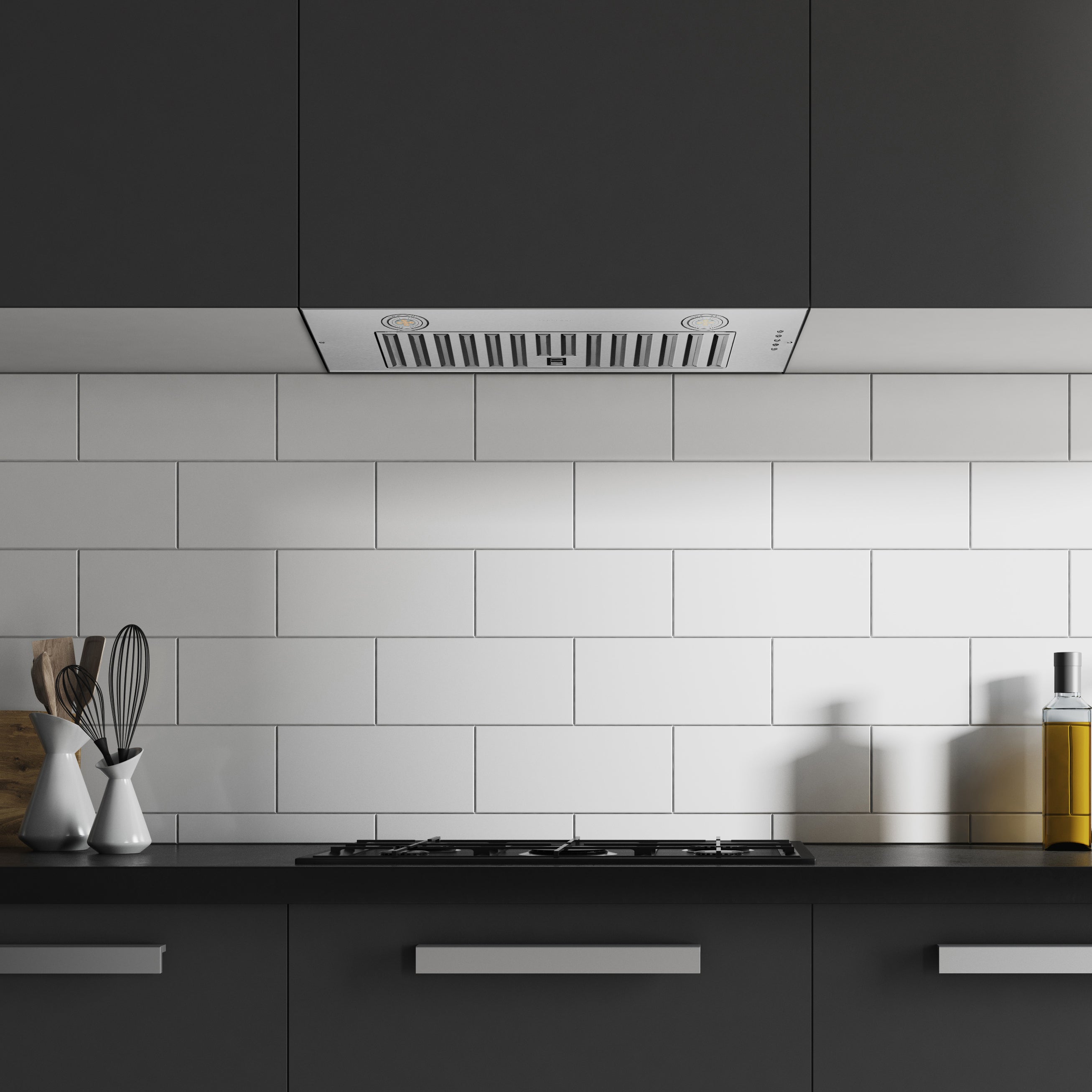 Hauslane Best-Seller IN-R100 built-in recessed range hood