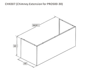 Chimney Cover Kit For PRO500