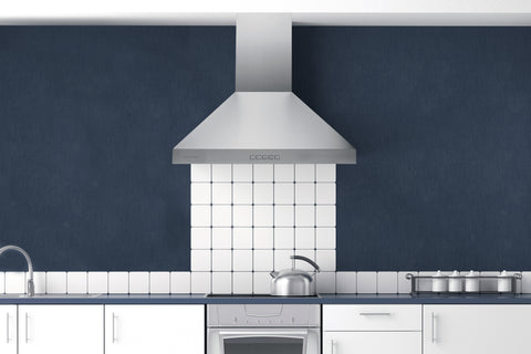 Hauslane WM-530Pro installed in a kitchen with a blue wall