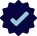 blue checkmark icon